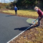Mrs Sweeney's class completing our school math's trail
