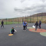 Mrs Conway's class completing our school math's trail