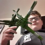 Making a St Brigid's Cross