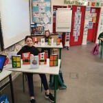 Making Christmas cards for the elderly in the community